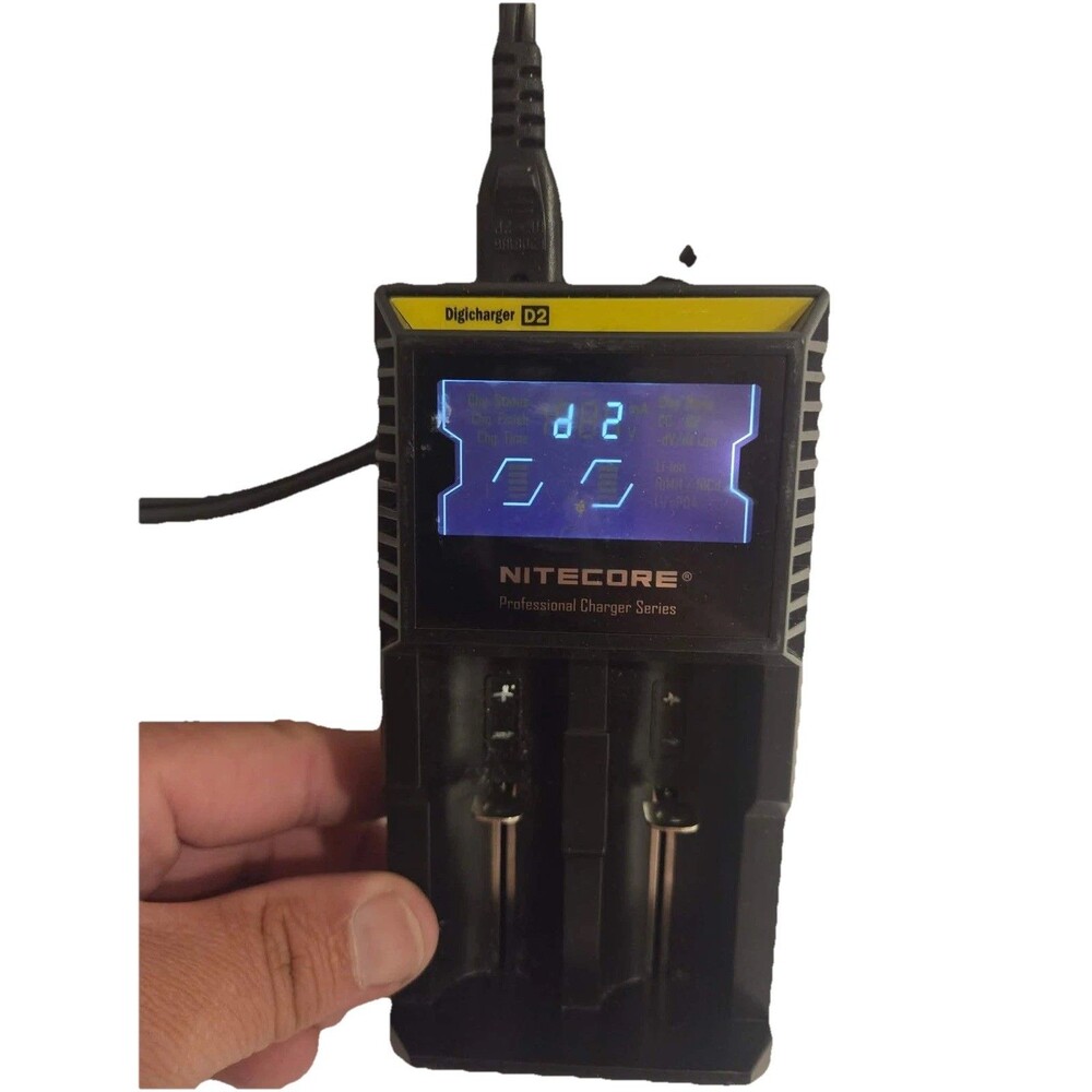 Nitecore D2 DigiCharger Universal Battery Charger For Rechargeable batteries